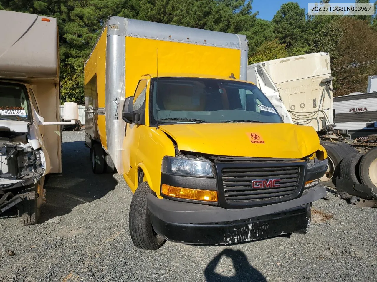 2020 GMC Savana Cutaway G3500 VIN: 7GZ37TCG8LN003967 Lot: 74386844