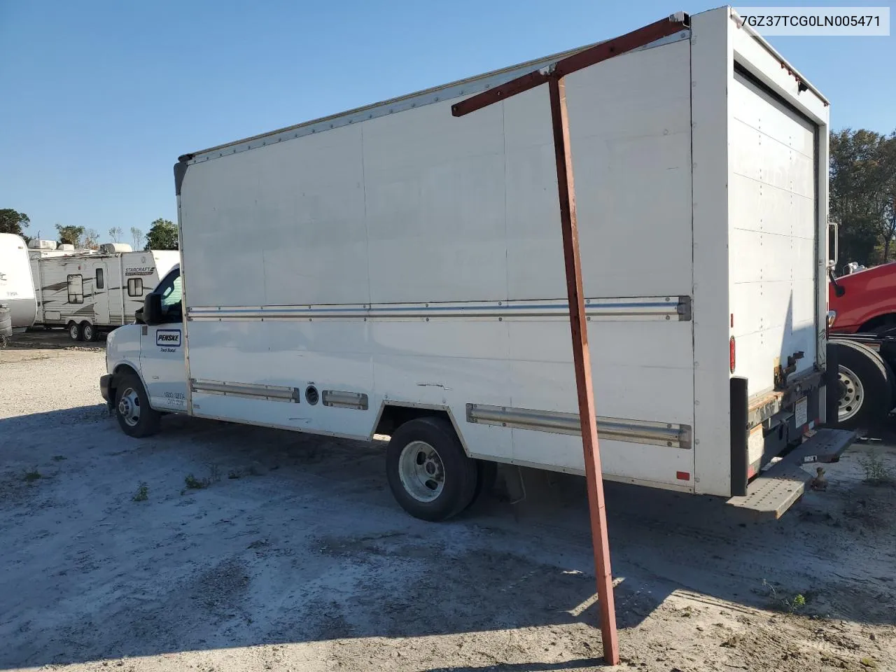 2020 GMC Savana Cutaway G3500 VIN: 7GZ37TCG0LN005471 Lot: 81614854