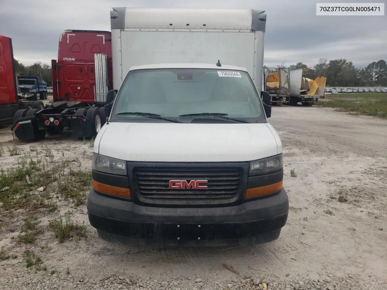 2020 GMC Savana Cutaway G3500 VIN: 7GZ37TCG0LN005471 Lot: 81614854