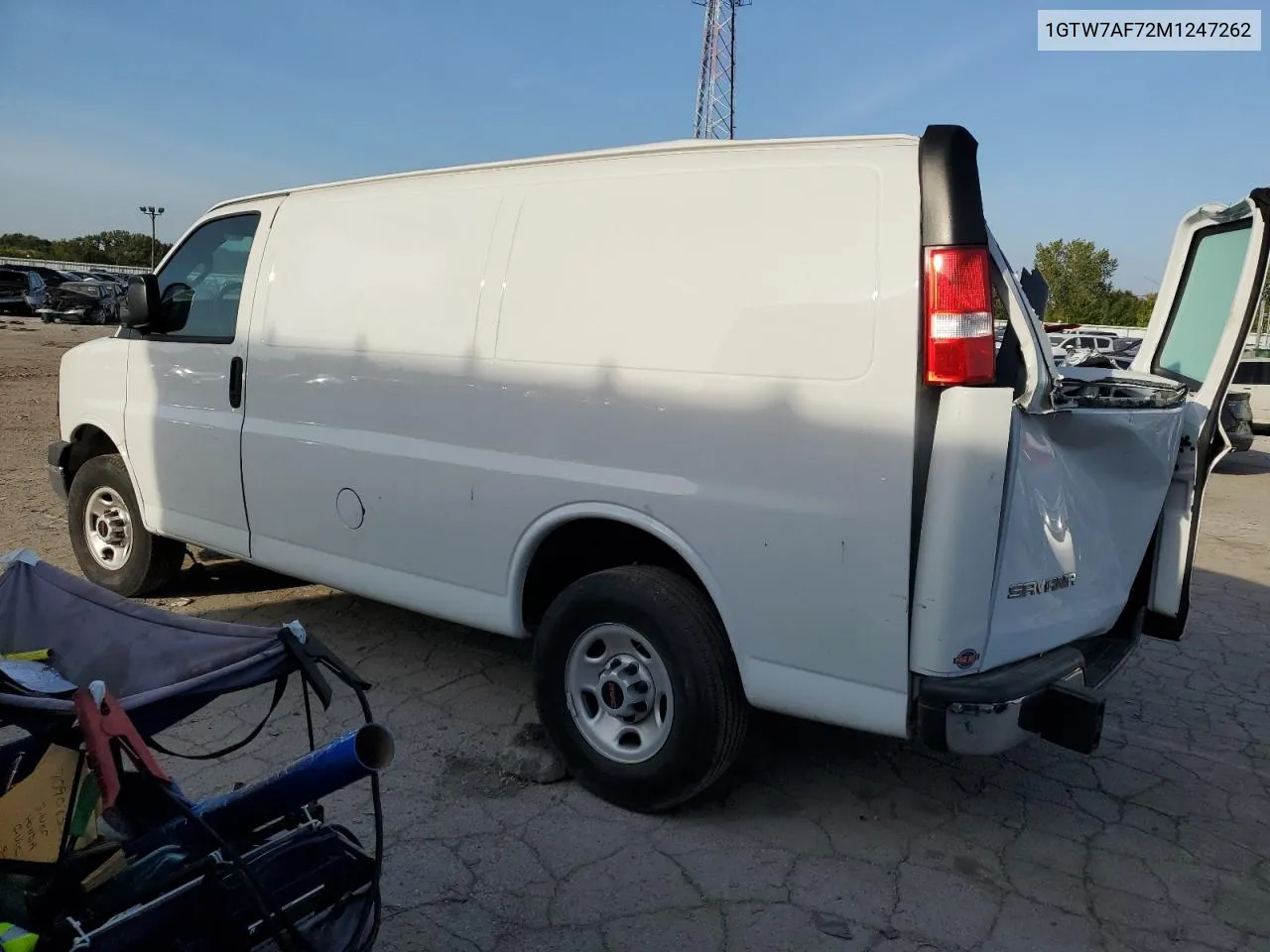 2021 GMC Savana G2500 VIN: 1GTW7AF72M1247262 Lot: 71256894