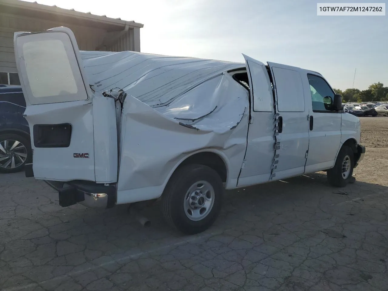 2021 GMC Savana G2500 VIN: 1GTW7AF72M1247262 Lot: 71256894