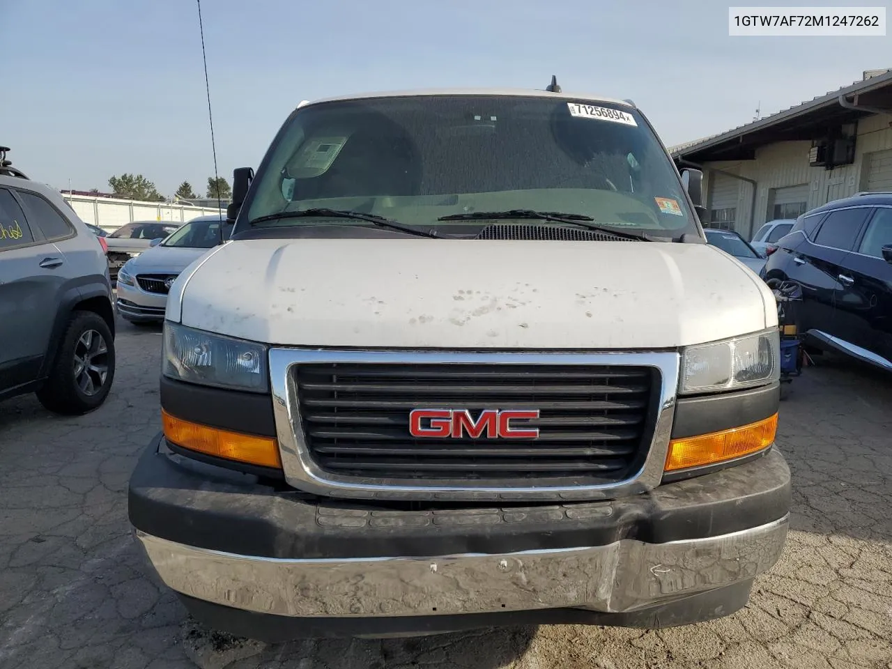 2021 GMC Savana G2500 VIN: 1GTW7AF72M1247262 Lot: 71256894