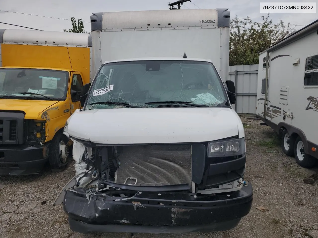 2021 GMC Savana Cutaway G3500 VIN: 7GZ37TC73MN008432 Lot: 73409924