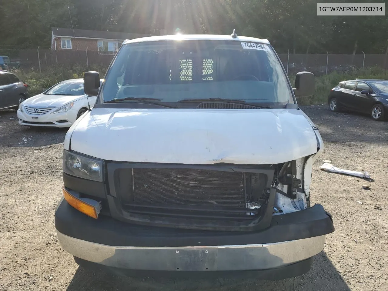 2021 GMC Savana G2500 VIN: 1GTW7AFP0M1203714 Lot: 76442964