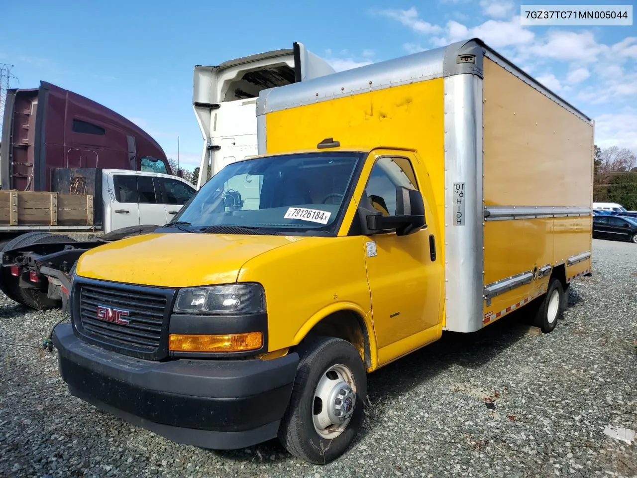 2021 GMC Savana Cutaway G3500 VIN: 7GZ37TC71MN005044 Lot: 79126184