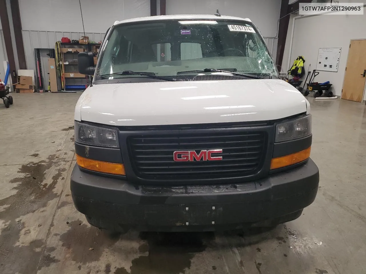 2022 GMC Savana G2500 VIN: 1GTW7AFP3N1290963 Lot: 45167374