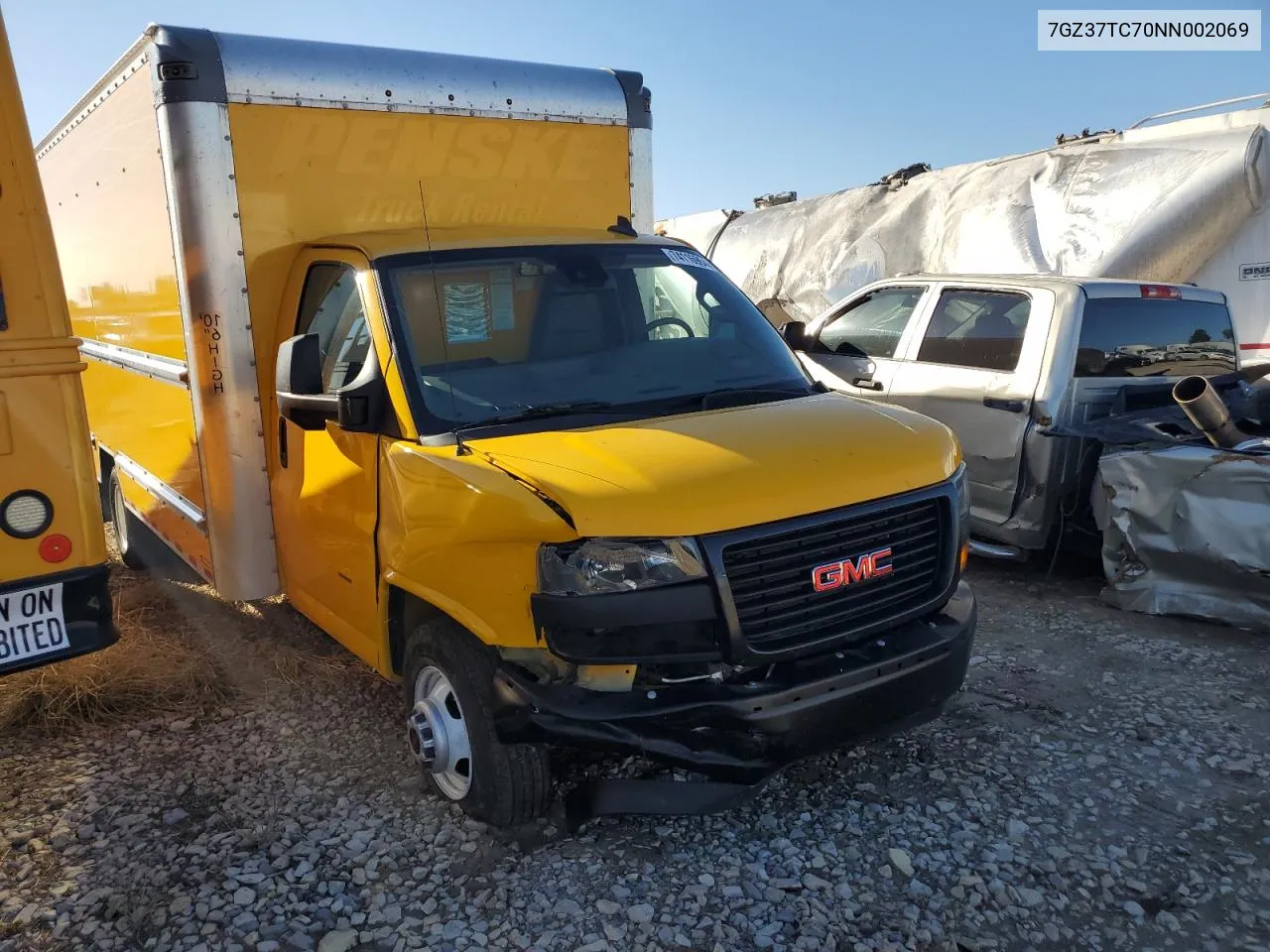 2022 GMC Savana Cutaway G3500 VIN: 7GZ37TC70NN002069 Lot: 74116964