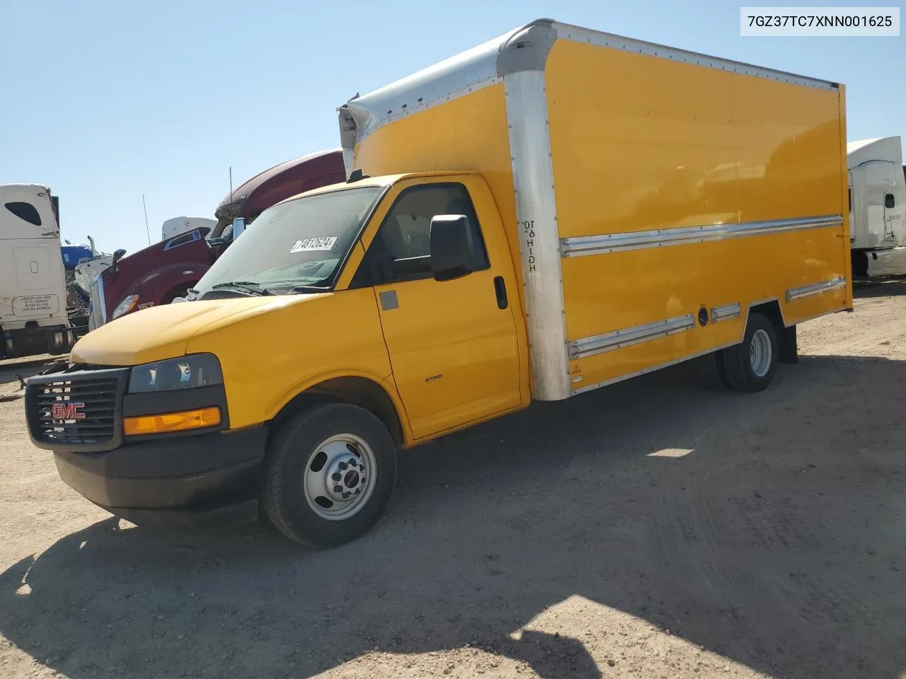 2022 GMC Savana Cutaway G3500 VIN: 7GZ37TC7XNN001625 Lot: 74812624