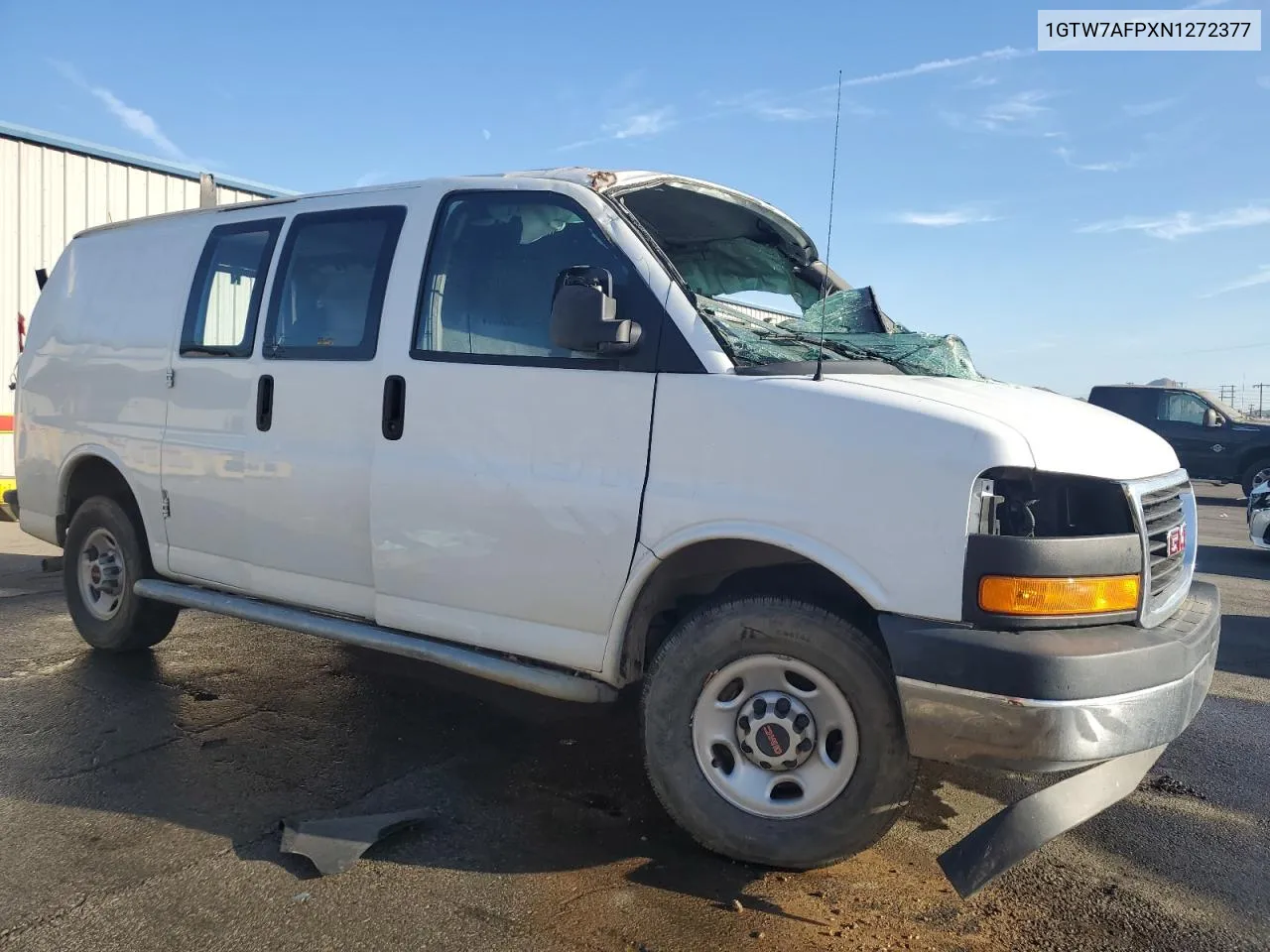 2022 GMC Savana G2500 VIN: 1GTW7AFPXN1272377 Lot: 75760134