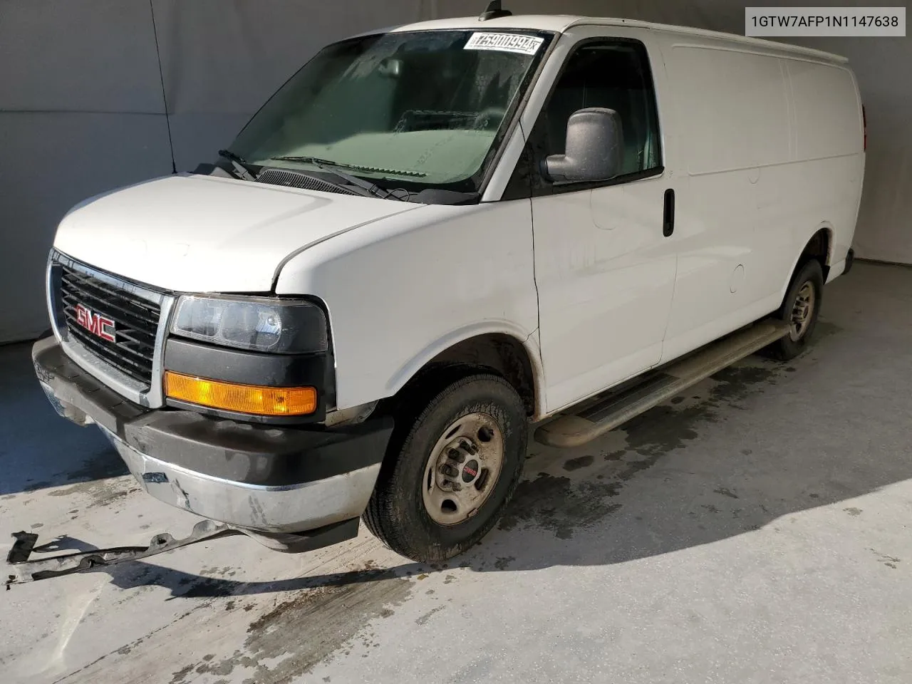 2022 GMC Savana G2500 VIN: 1GTW7AFP1N1147638 Lot: 75900994