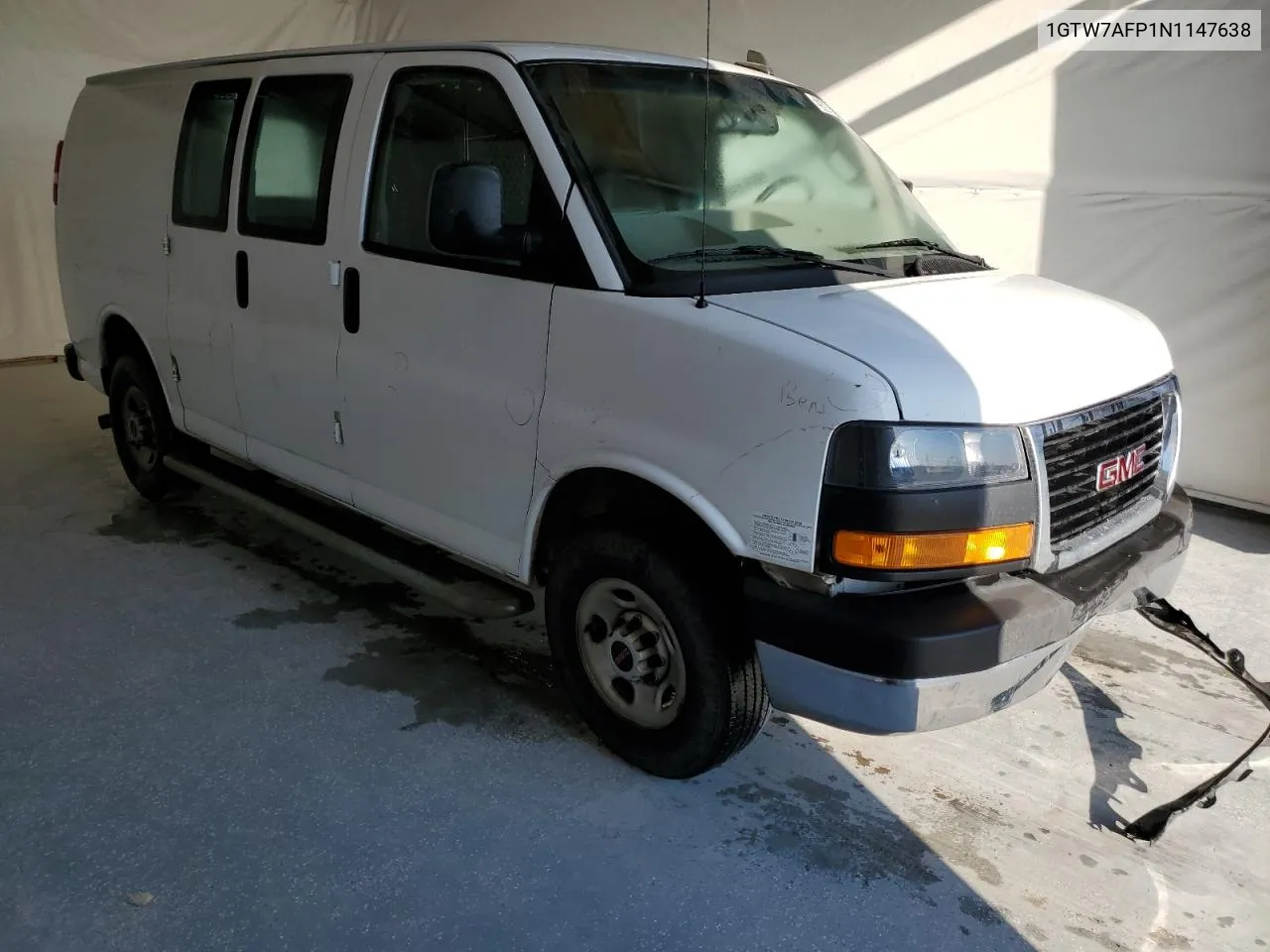 2022 GMC Savana G2500 VIN: 1GTW7AFP1N1147638 Lot: 75900994