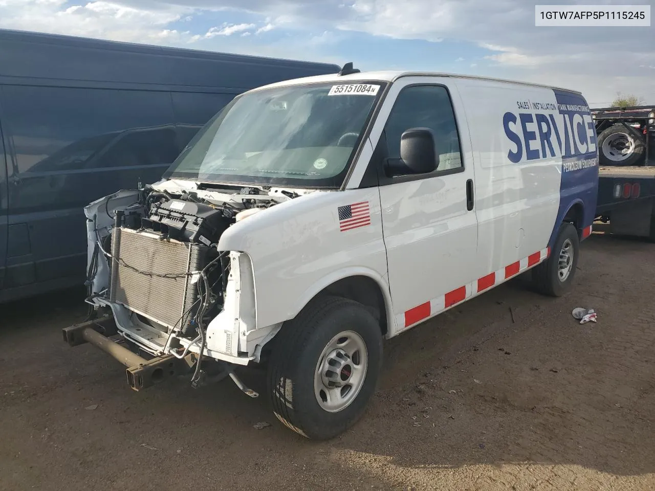 1GTW7AFP5P1115245 2023 GMC Savana G2500