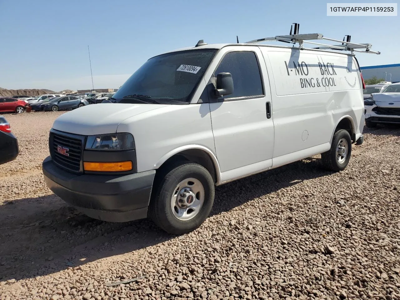 2023 GMC Savana G2500 VIN: 1GTW7AFP4P1159253 Lot: 72610094