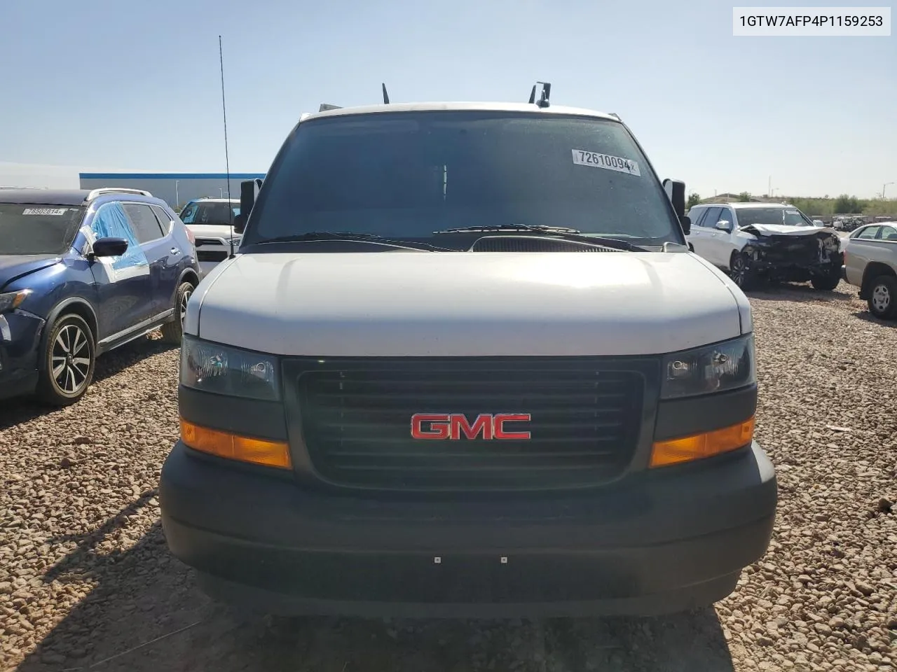 2023 GMC Savana G2500 VIN: 1GTW7AFP4P1159253 Lot: 72610094