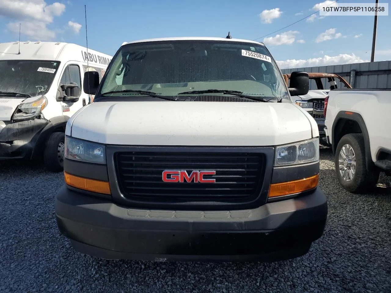 1GTW7BFP5P1106258 2023 GMC Savana G2500