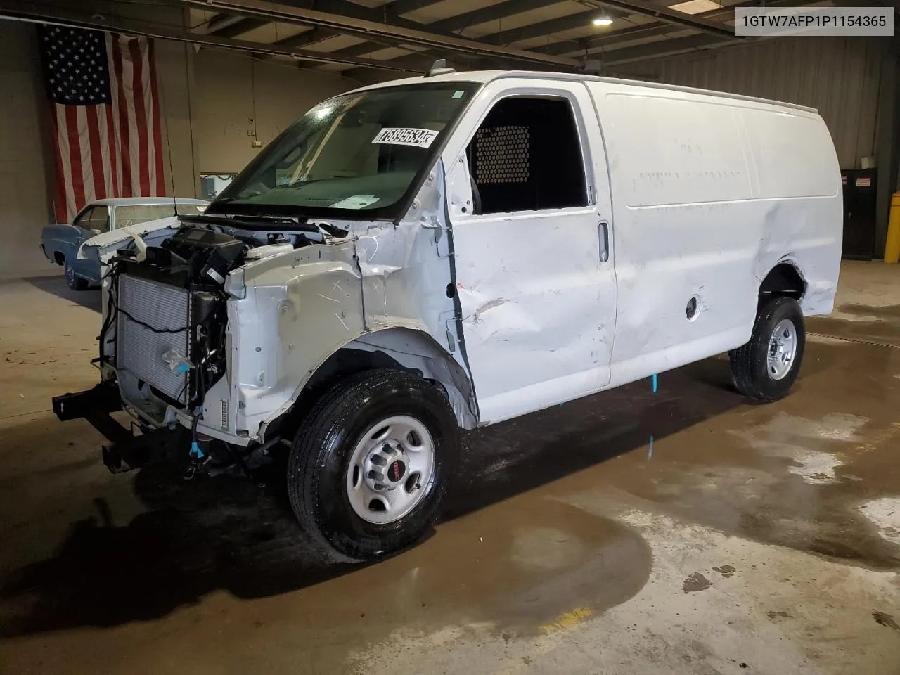 2023 GMC Savana G2500 VIN: 1GTW7AFP1P1154365 Lot: 75895634