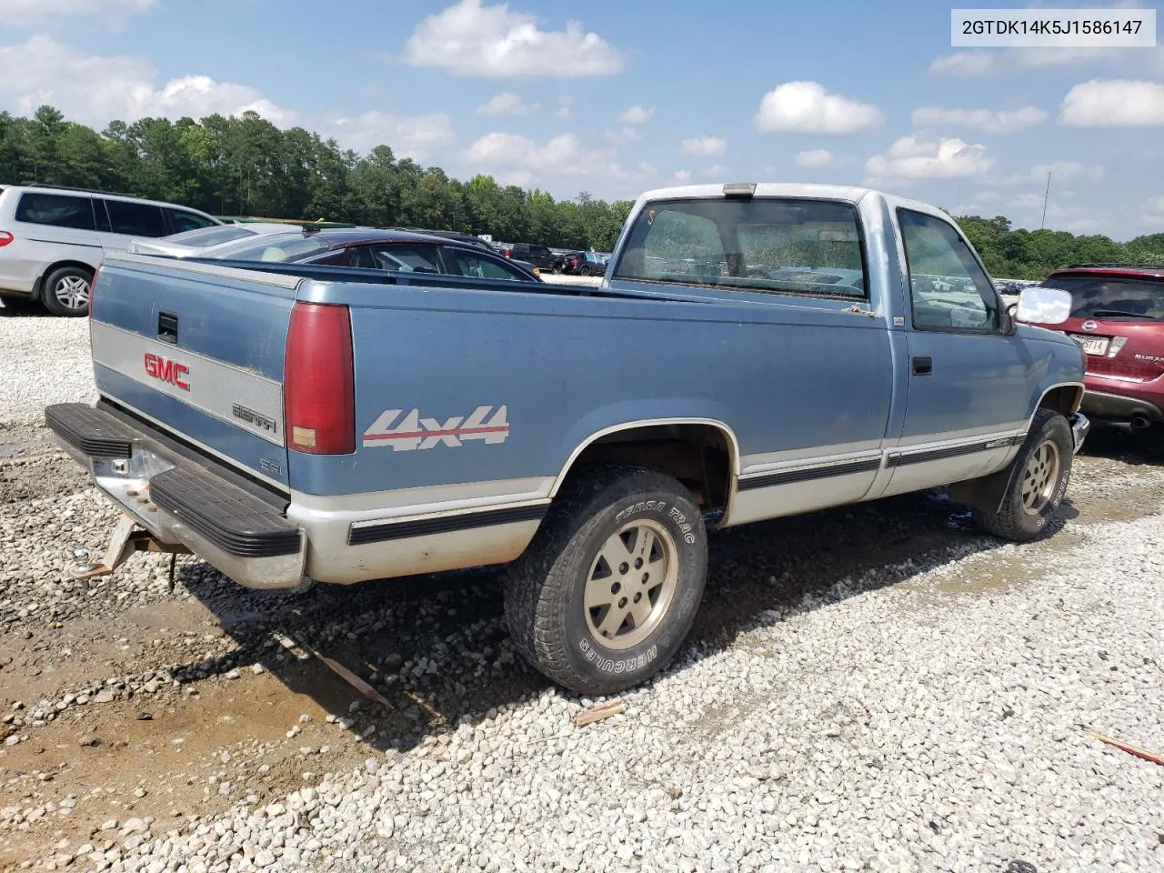 1988 GMC Gmt-400 K1500 VIN: 2GTDK14K5J1586147 Lot: 58057884