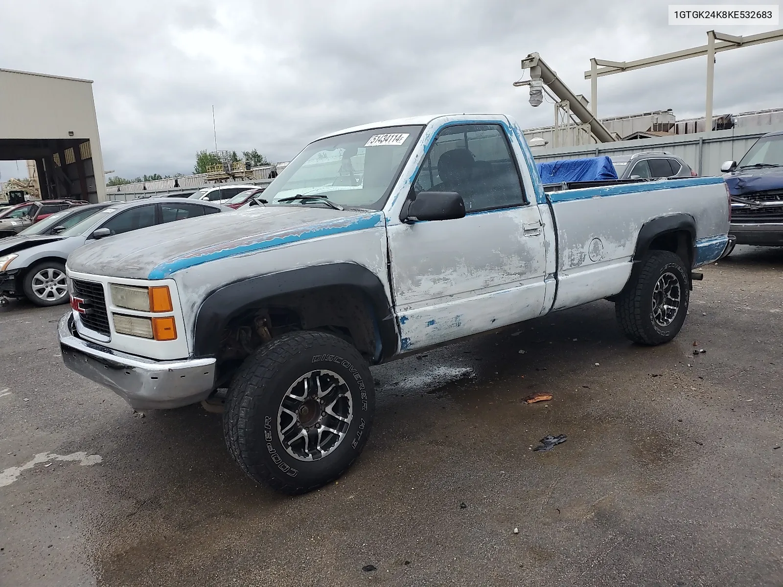 1989 GMC Sierra K2500 VIN: 1GTGK24K8KE532683 Lot: 51434114