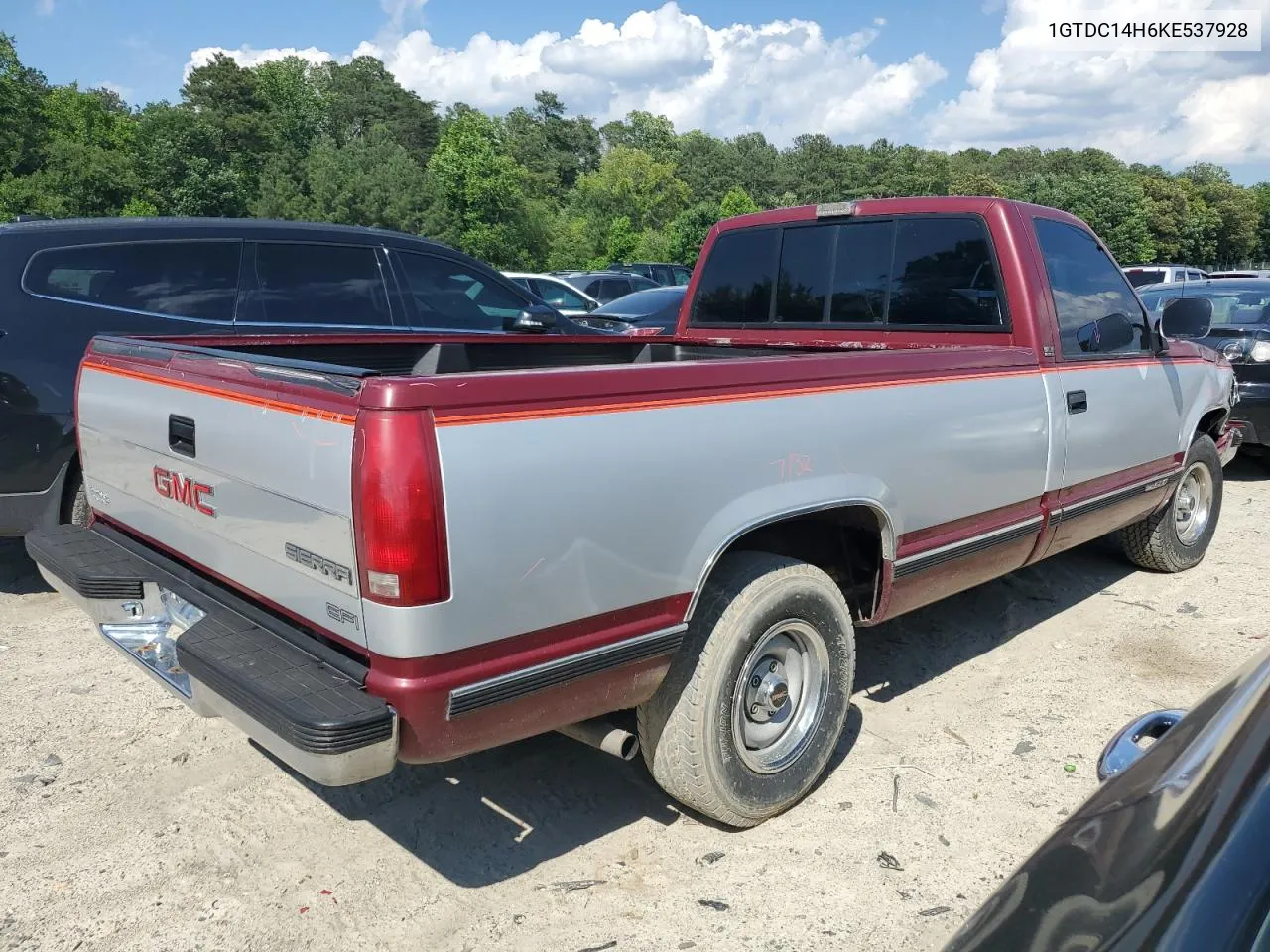 1989 GMC Sierra C1500 VIN: 1GTDC14H6KE537928 Lot: 58233914