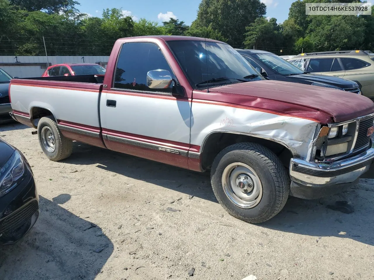 1GTDC14H6KE537928 1989 GMC Sierra C1500