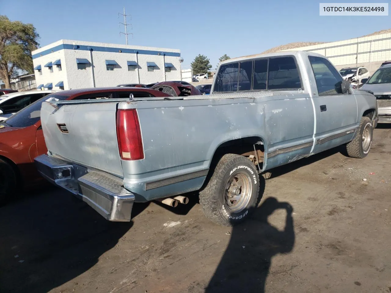 1989 GMC Sierra C1500 VIN: 1GTDC14K3KE524498 Lot: 73545444