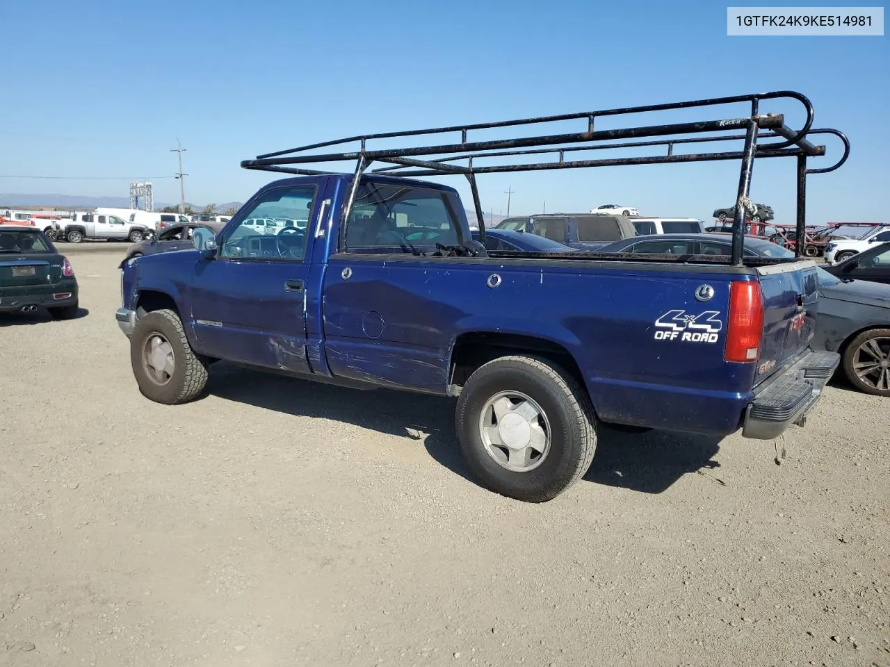 1989 GMC Sierra K2500 VIN: 1GTFK24K9KE514981 Lot: 73980804