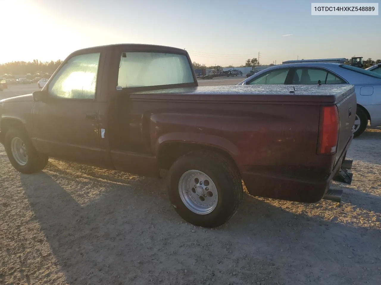 1989 GMC Sierra C1500 VIN: 1GTDC14HXKZ548889 Lot: 74876684