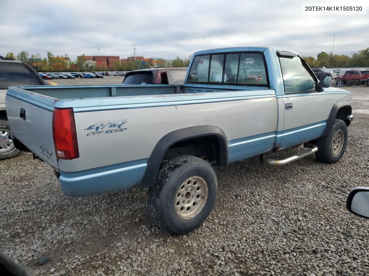 2GTEK14K1K1505120 1989 GMC Sierra K1500