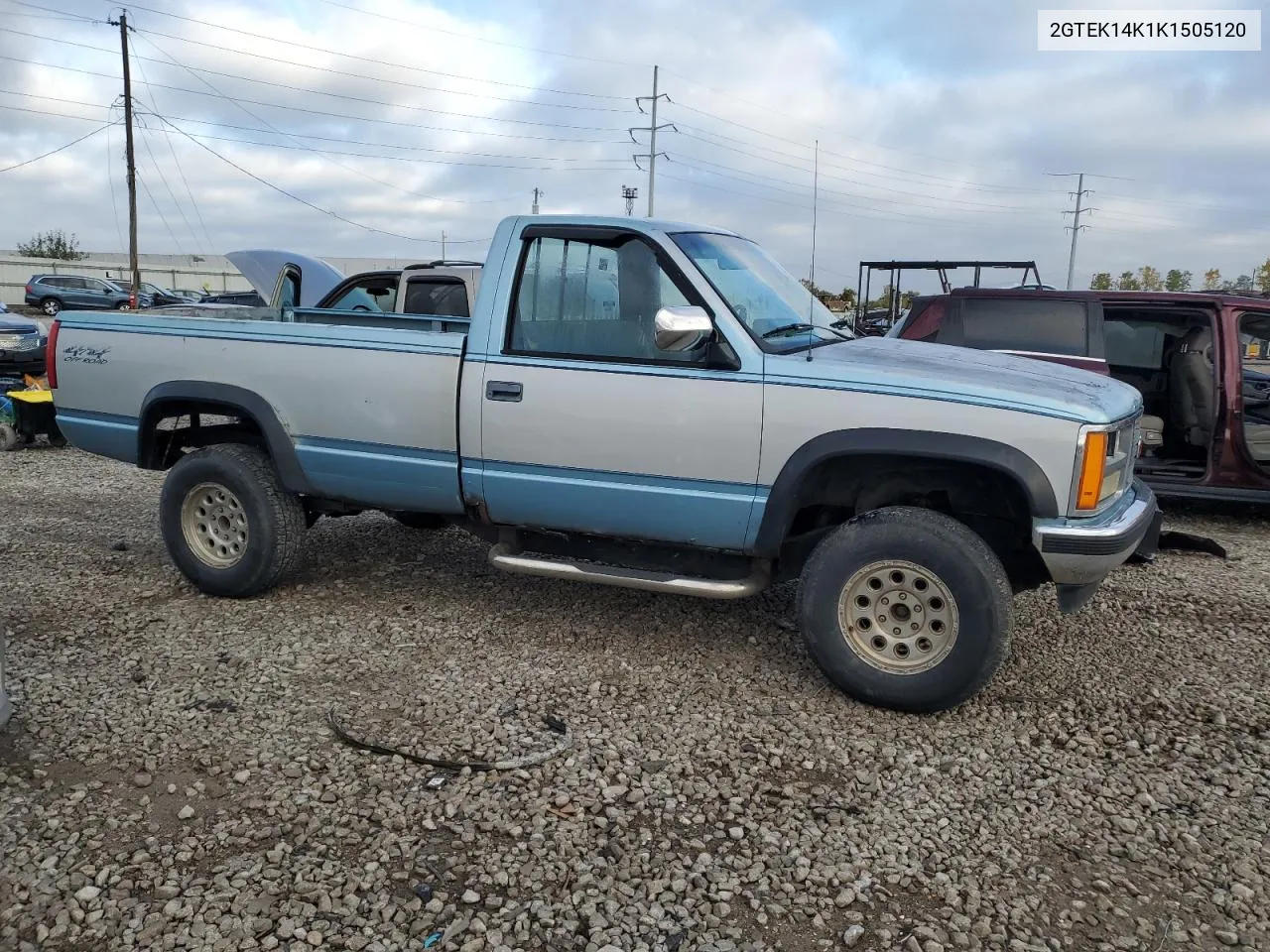 2GTEK14K1K1505120 1989 GMC Sierra K1500