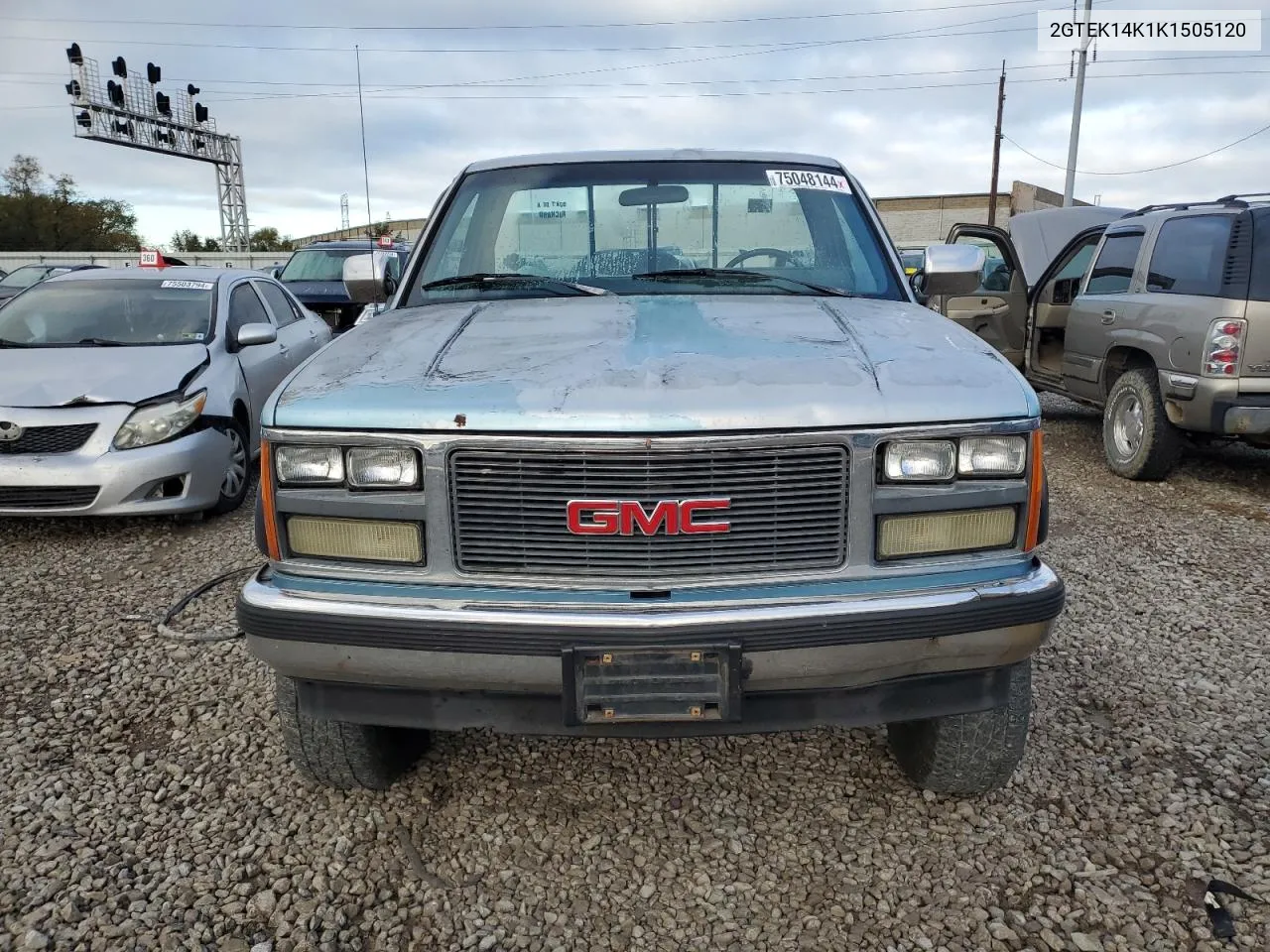 2GTEK14K1K1505120 1989 GMC Sierra K1500