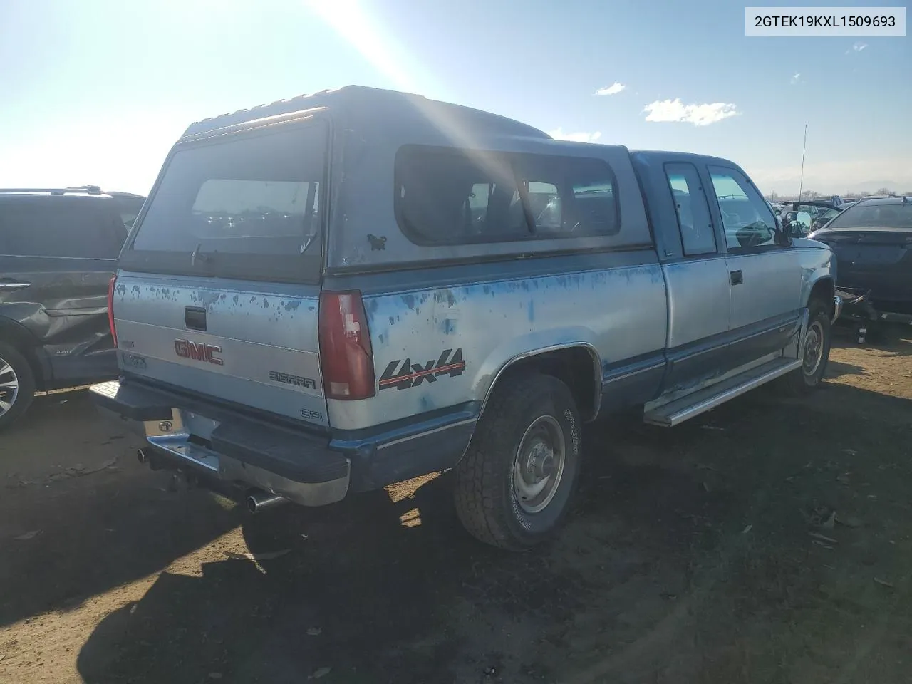 1990 GMC Sierra K1500 VIN: 2GTEK19KXL1509693 Lot: 80326594