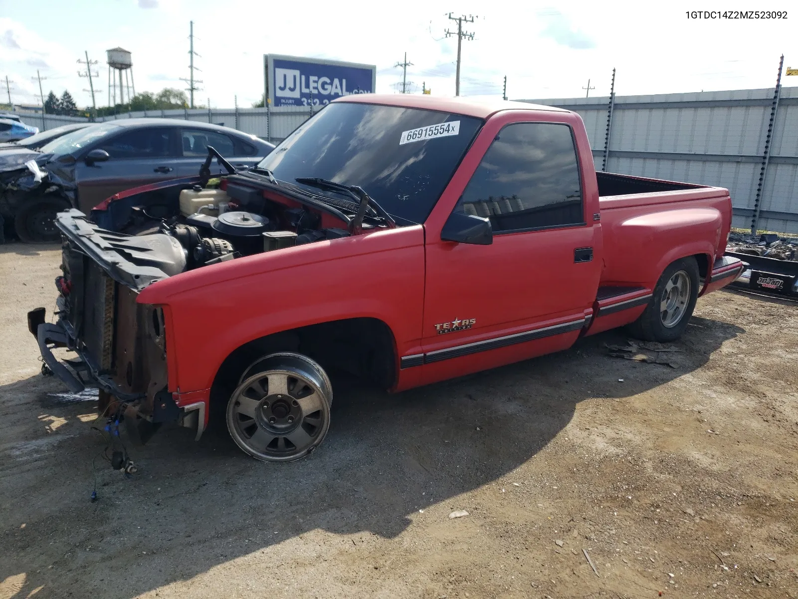 1991 GMC Sierra C1500 VIN: 1GTDC14Z2MZ523092 Lot: 66915554