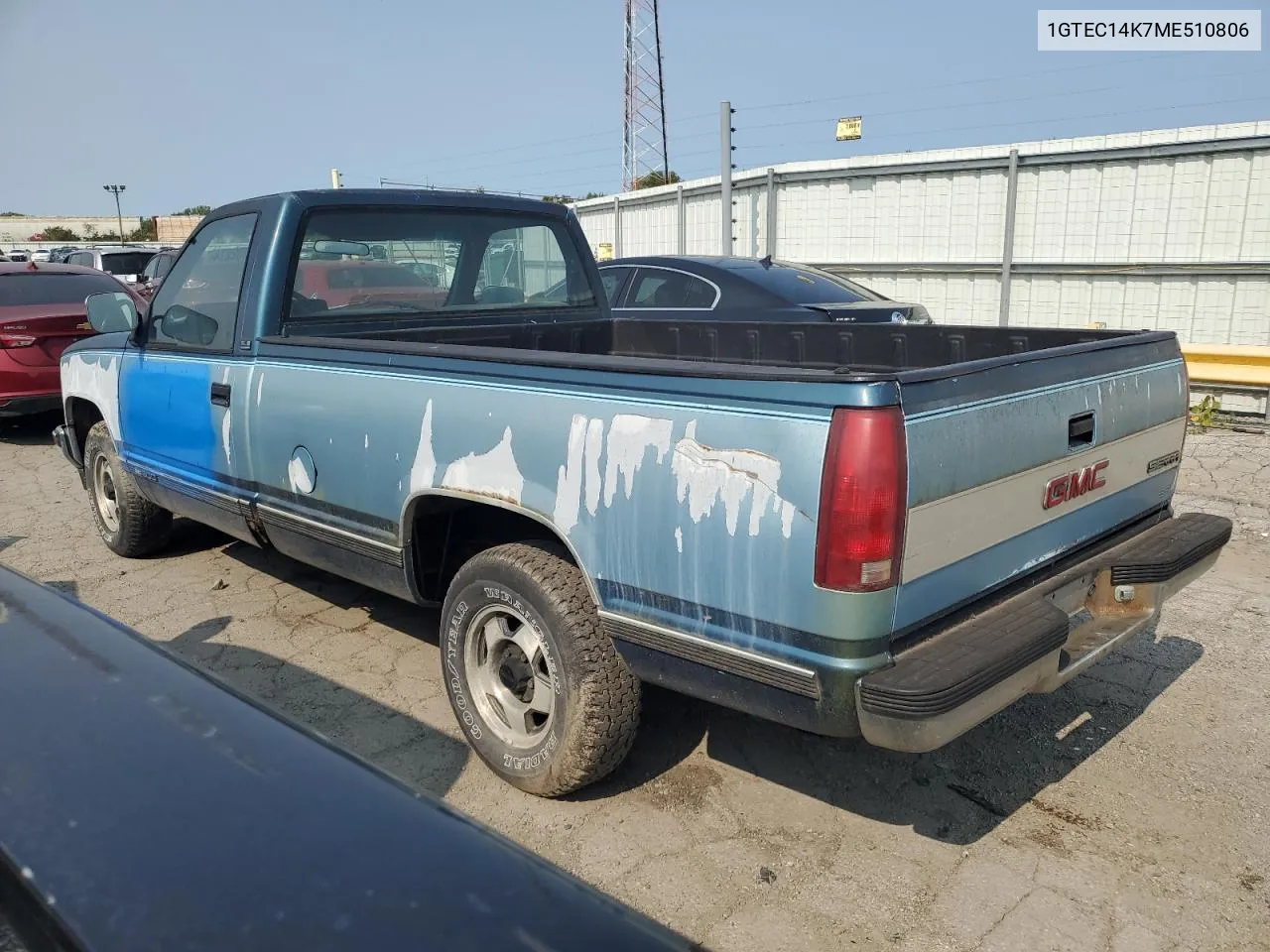 1991 GMC Sierra C1500 VIN: 1GTEC14K7ME510806 Lot: 70732274