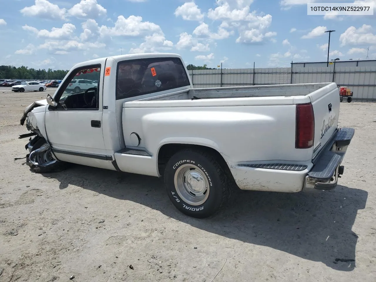 1992 GMC Sierra C1500 VIN: 1GTDC14K9NZ522977 Lot: 58429234