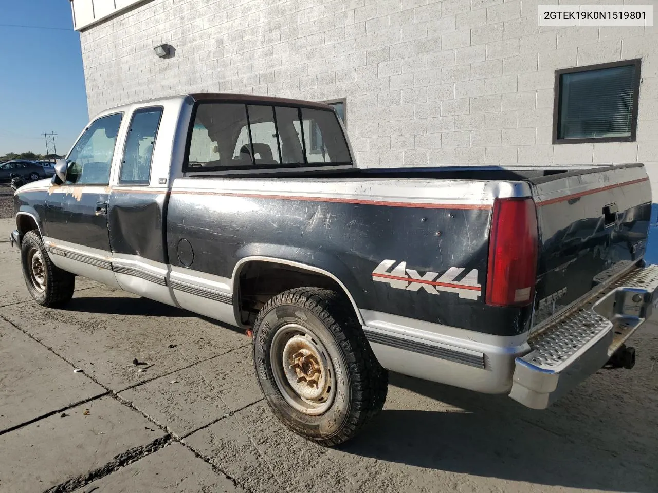 1992 GMC Sierra K1500 VIN: 2GTEK19K0N1519801 Lot: 76756064