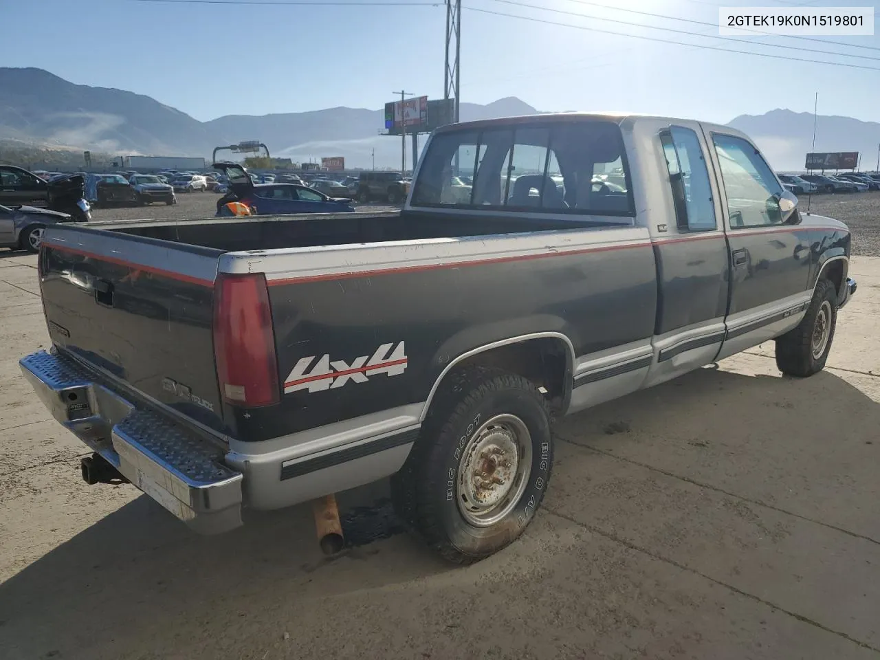 2GTEK19K0N1519801 1992 GMC Sierra K1500