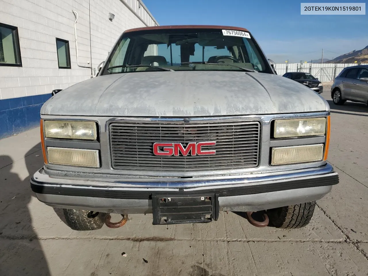 1992 GMC Sierra K1500 VIN: 2GTEK19K0N1519801 Lot: 76756064