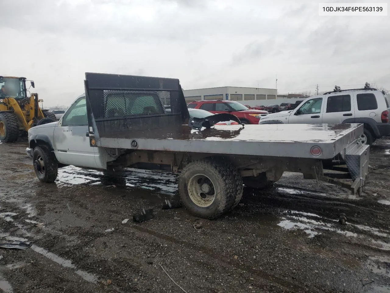 1993 GMC Sierra K3500 VIN: 1GDJK34F6PE563139 Lot: 45865664