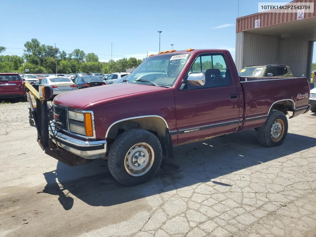 1993 GMC Sierra K1500 VIN: 1GTEK14K2PZ543759 Lot: 60896034