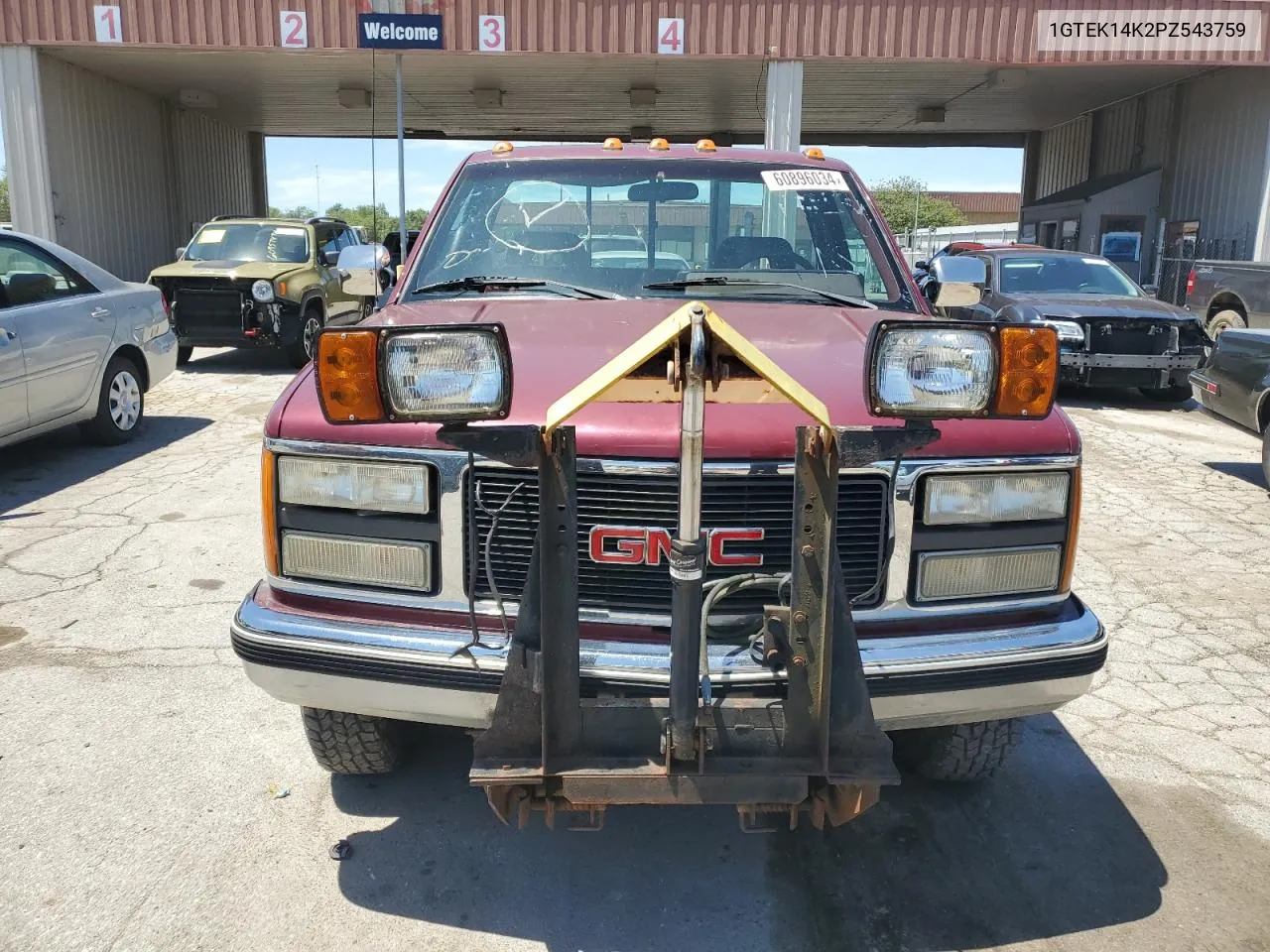 1993 GMC Sierra K1500 VIN: 1GTEK14K2PZ543759 Lot: 60896034