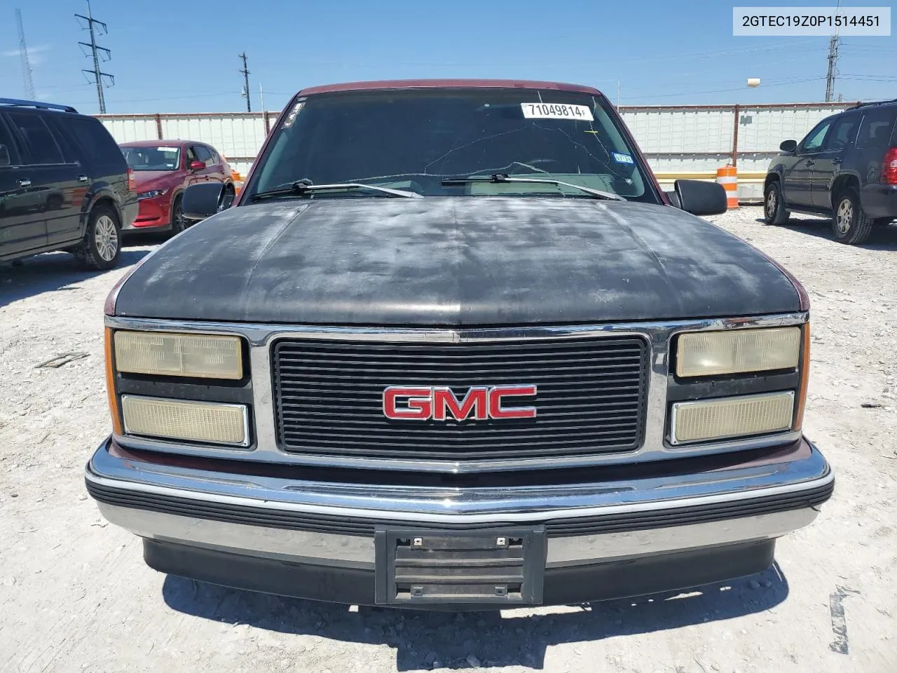 1993 GMC Sierra C1500 VIN: 2GTEC19Z0P1514451 Lot: 71049814