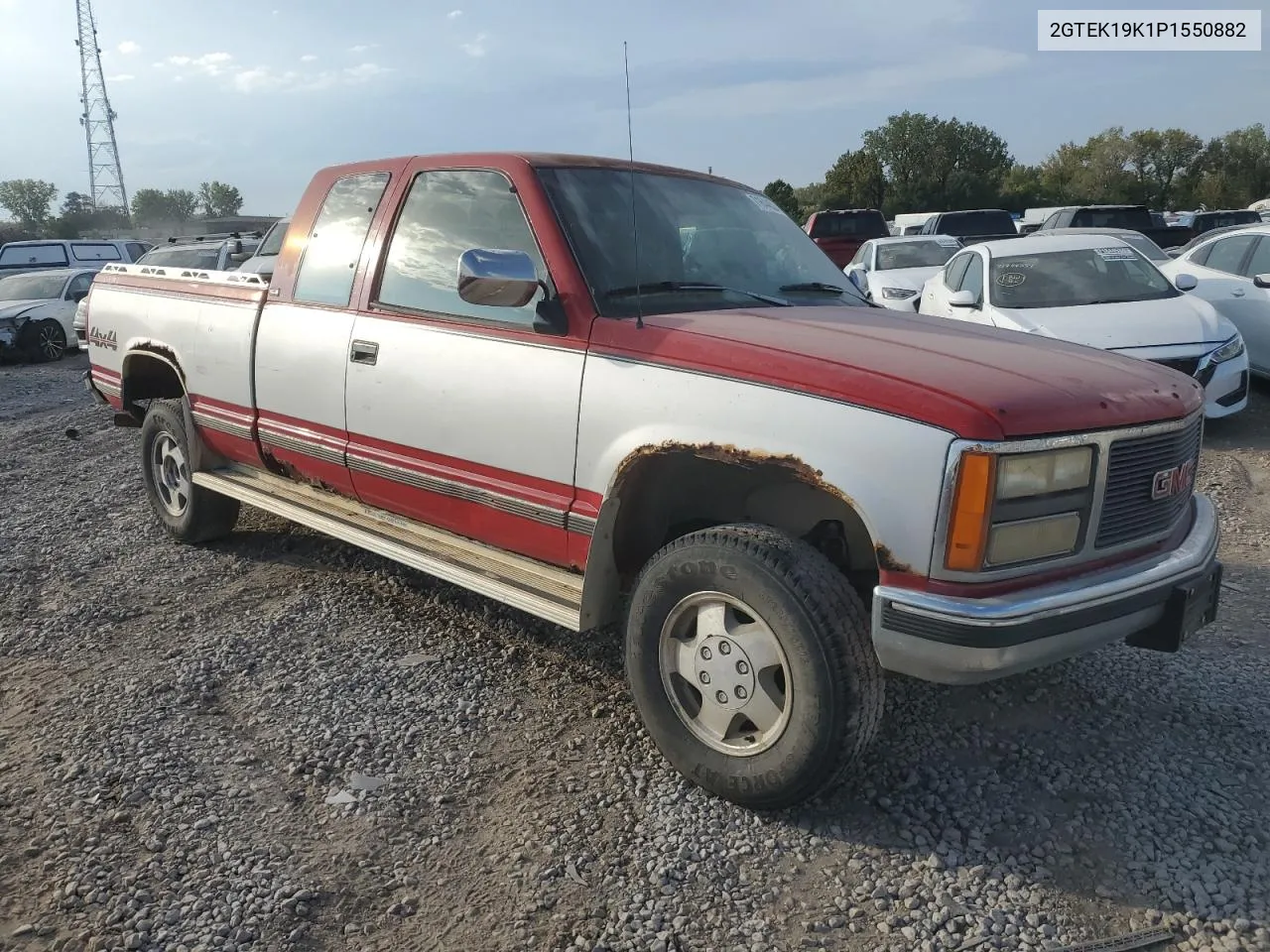 1993 GMC Sierra K1500 VIN: 2GTEK19K1P1550882 Lot: 71644524