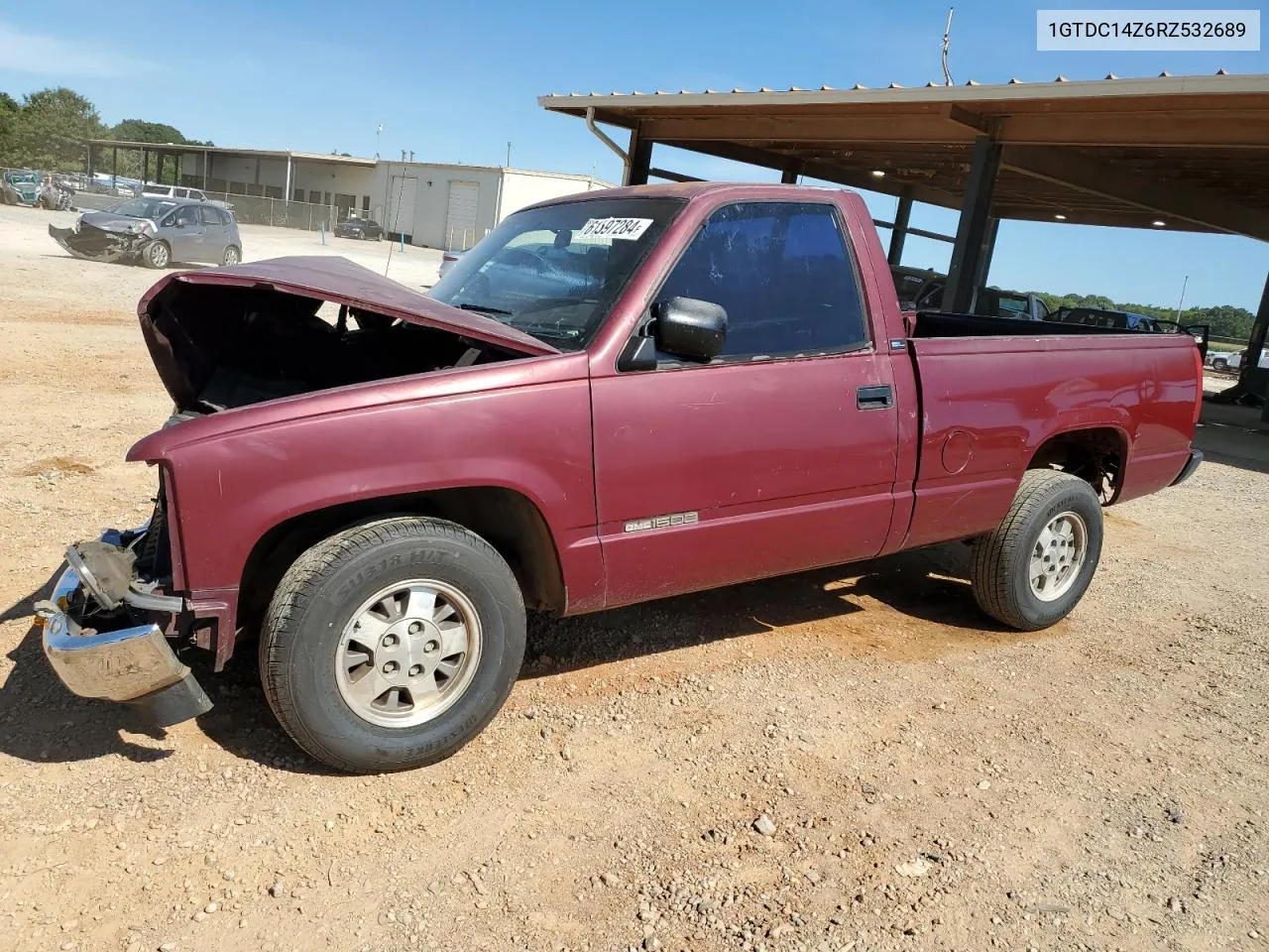 1994 GMC Sierra C1500 VIN: 1GTDC14Z6RZ532689 Lot: 61597284