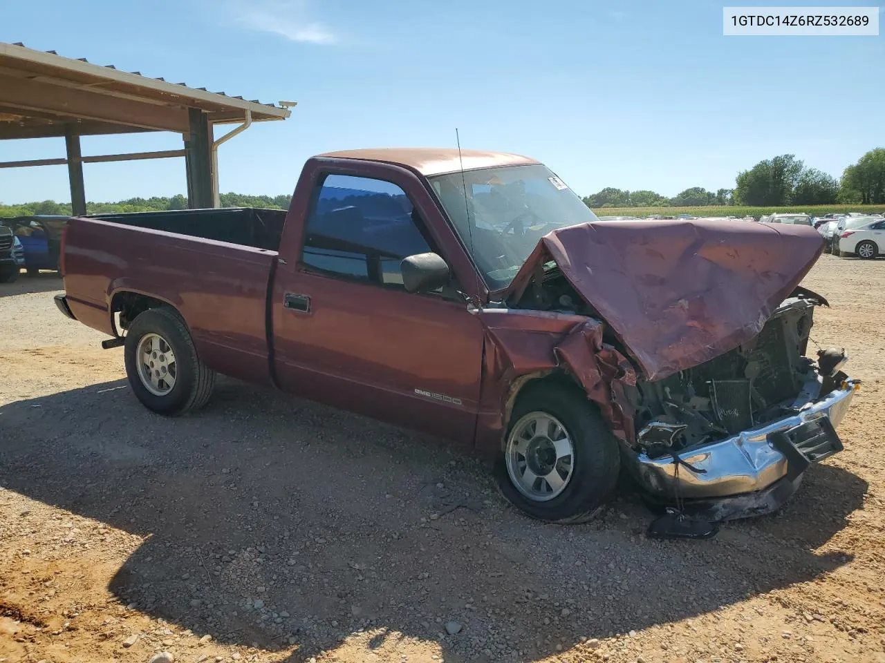 1994 GMC Sierra C1500 VIN: 1GTDC14Z6RZ532689 Lot: 61597284