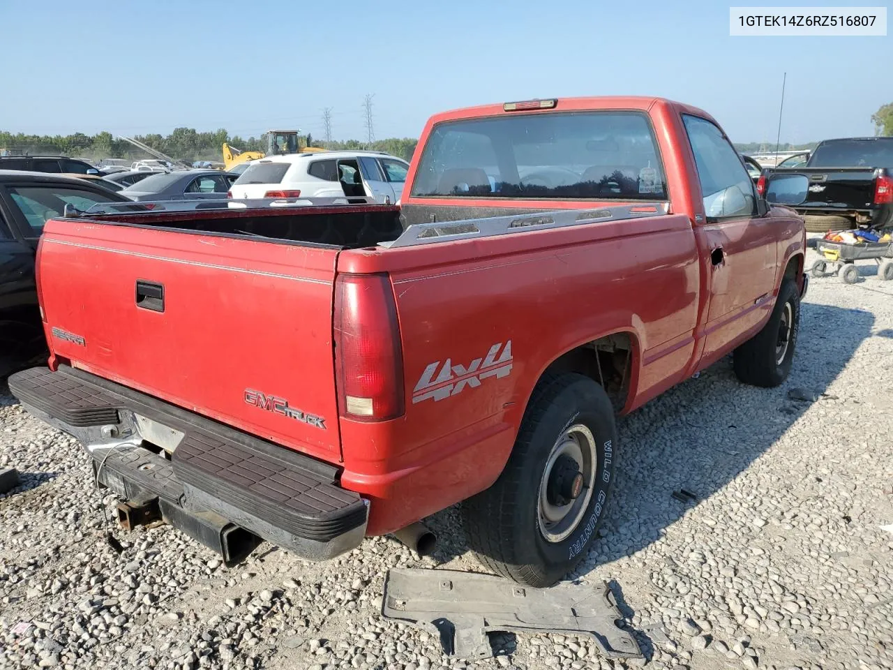 1994 GMC Sierra K1500 VIN: 1GTEK14Z6RZ516807 Lot: 68135084