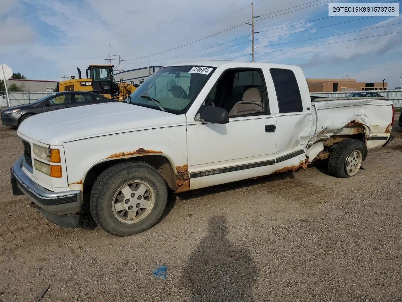 1995 GMC Sierra C1500 VIN: 2GTEC19K8S1573758 Lot: 64785104