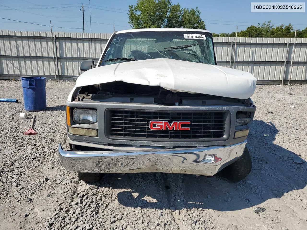 1995 GMC Sierra C2500 VIN: 1GDGC24K0SZ540665 Lot: 67076364