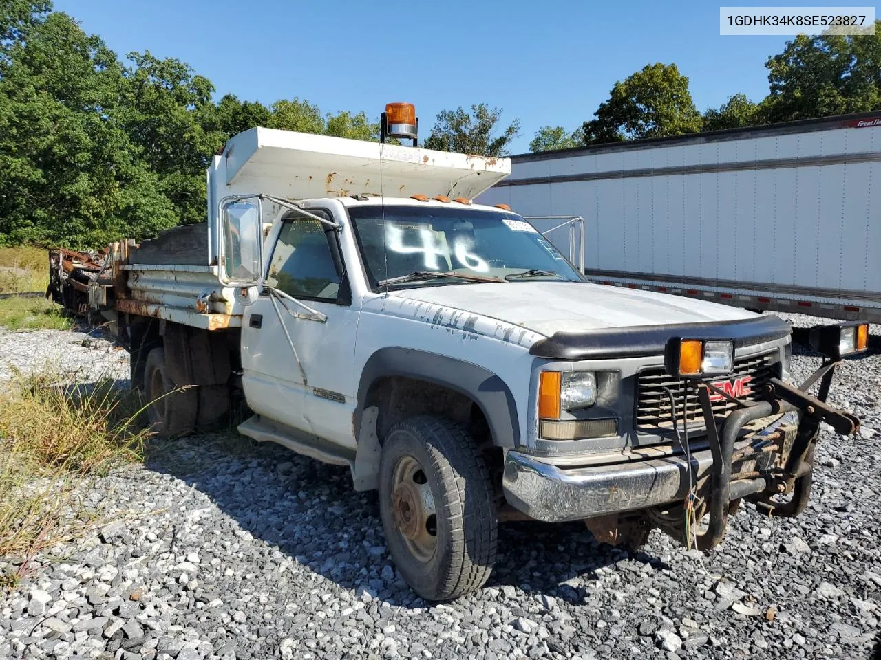 1995 GMC Sierra K3500 VIN: 1GDHK34K8SE523827 Lot: 69101354