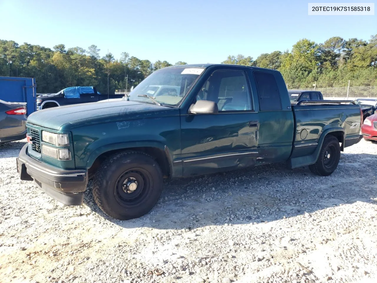 1995 GMC Sierra C1500 VIN: 2GTEC19K7S1585318 Lot: 73648904