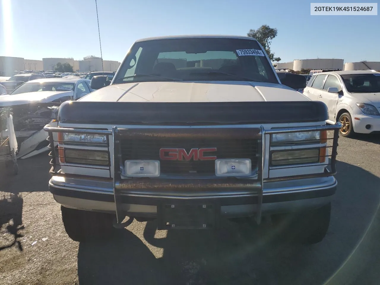 1995 GMC Sierra K1500 VIN: 2GTEK19K4S1524687 Lot: 75933494